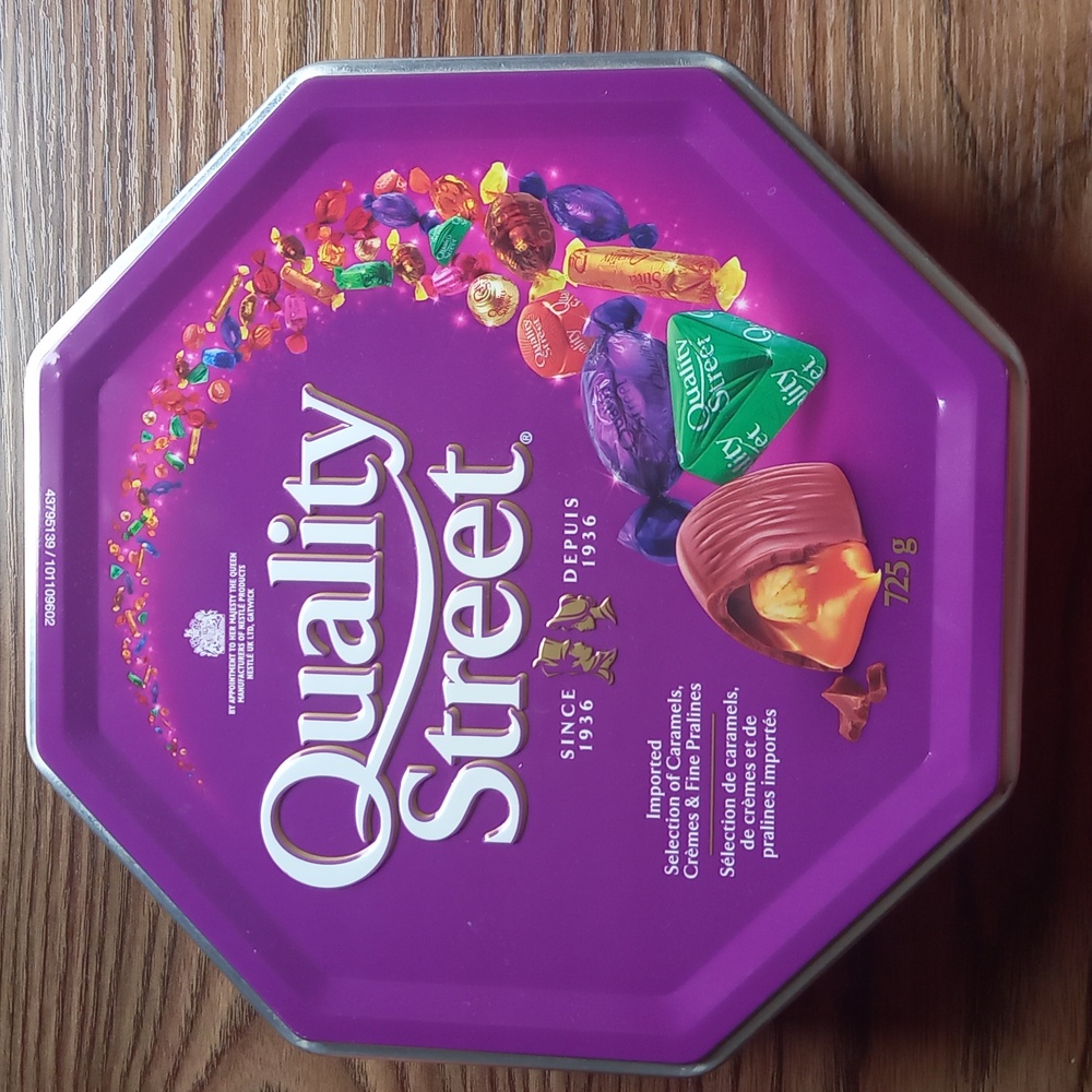 2019 Quality Street collectible tin